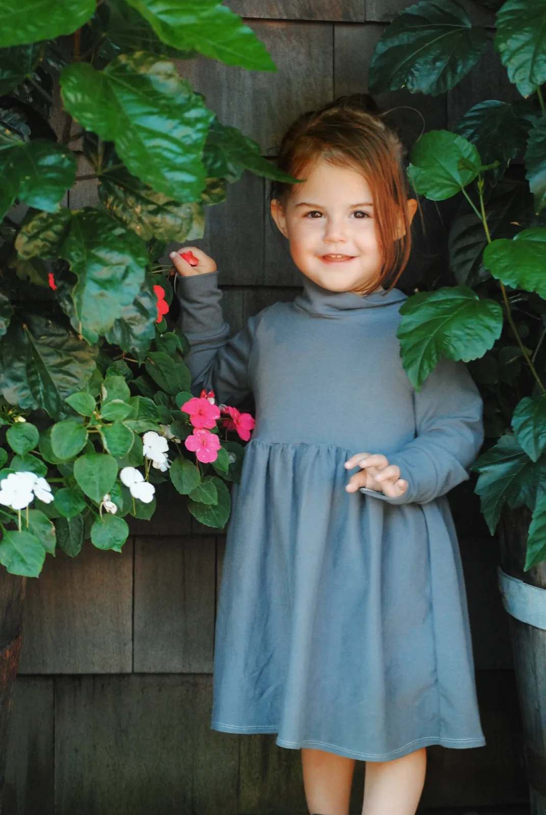 Youth Augusta Peplum Top and Dress Digital Sewing Pattern Sizes NB-16Y