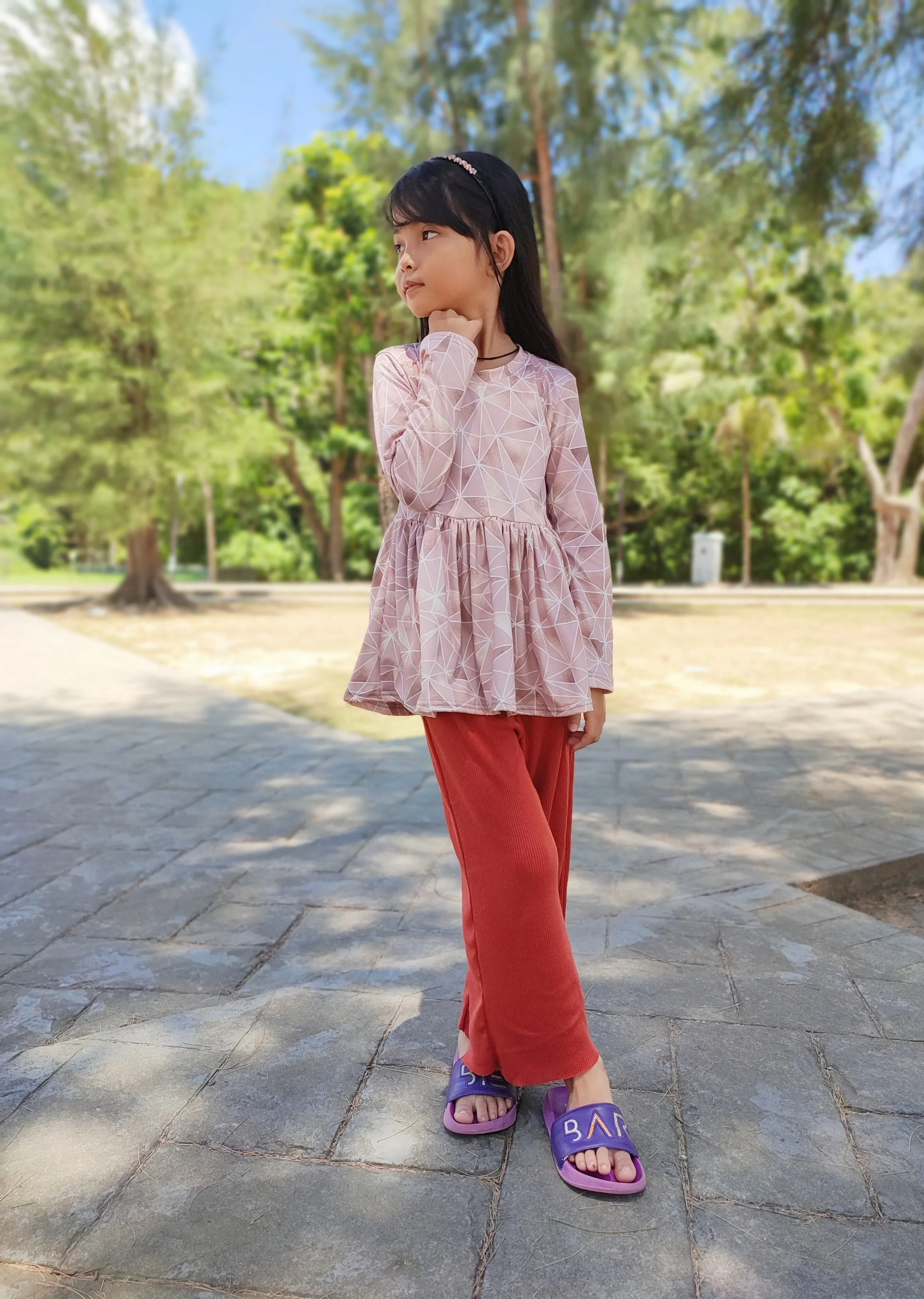Youth Augusta Peplum Top and Dress Digital Sewing Pattern Sizes NB-16Y